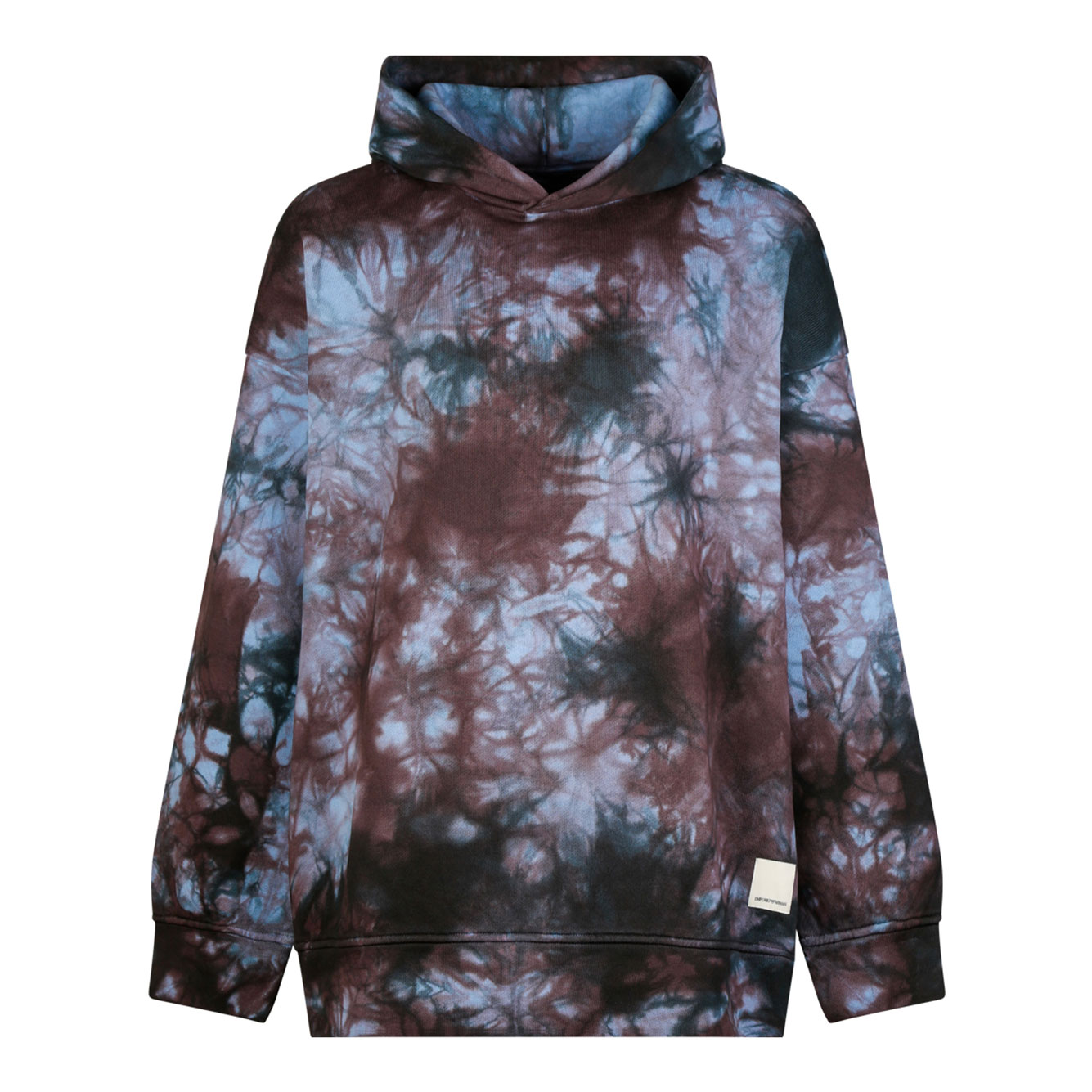 MULTICOLOUR TYE 다이 후드